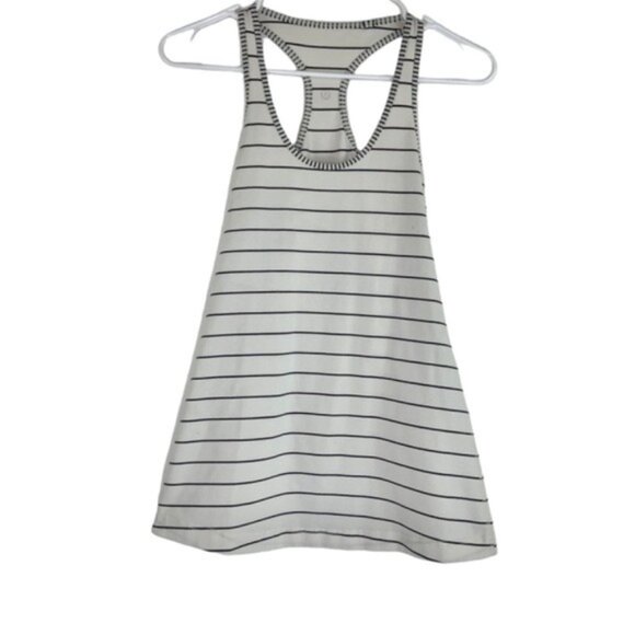 Lululemon Racerback Striped Tank Top - Picture 1 of 5